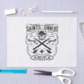 saint and sinners rock n roll forever death proof seidenpapier (Handwerk)