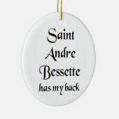 saint andre bessette Mug Keramik Ornament (Rechts)