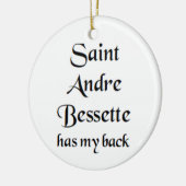 saint andre bessette Mug Keramik Ornament (Links)