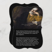 Saint Andrew Christmas Novena Feiertagskarte (Vorne/Hinten)