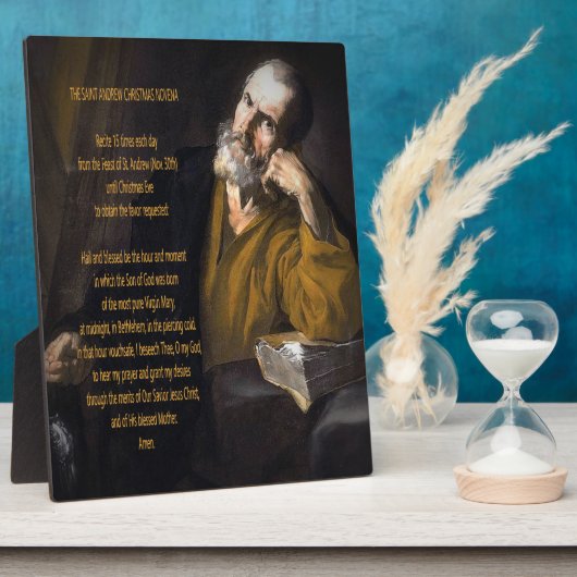 Saint Andrew Christmas Novena Fotoplatte (Seite)