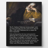 Saint Andrew Christmas Novena Fotoplatte (Vorderseite)