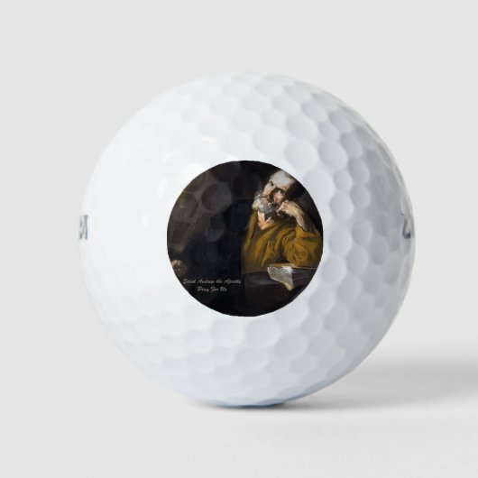 Saint Andrew Der Apostel Golfball (Vorderseite)