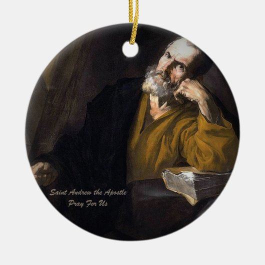 Saint Andrew Der Apostel Keramik Ornament (Vorne)