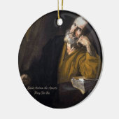 Saint Andrew Der Apostel Keramik Ornament (Links)