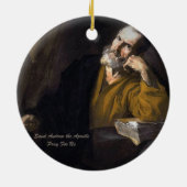 Saint Andrew Der Apostel Keramik Ornament (Hinten)