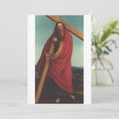 Saint Andrew der Apostel Martyr Einladung (Stehend Vorderseite)