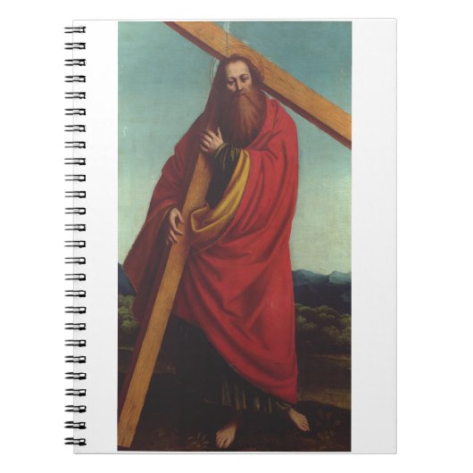 Saint Andrew der Apostel Martyr Notizblock (Vorderseite)