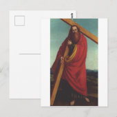 Saint Andrew der Apostel Martyr Postkarte (Vorne/Hinten)