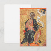 Saint Andrew der Apostel Orthodox Ikone Begleitkarte (Vorne/Hinten)