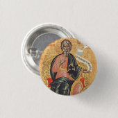 Saint Andrew der Apostel Orthodox Ikone Button (Vorne & Hinten)