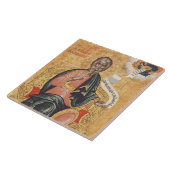 Saint Andrew der Apostel Orthodox Ikone Fliese (Seite)