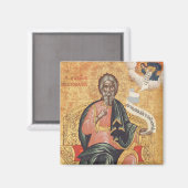 Saint Andrew der Apostel Orthodox Ikone Magnet (Vorderseite/Rückseite)