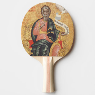 Saint Andrew der Apostel Orthodox Ikone Tischtennis Schläger