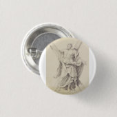Saint Andrew einer von 12 Aposteln Button (Vorne & Hinten)