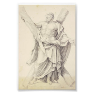 Saint Andrew einer von 12 Aposteln Fotodruck