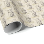 Saint Andrew einer von 12 Aposteln Geschenkpapier (Rolleneckpunkt)