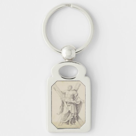Saint Andrew einer von 12 Aposteln Schlüsselanhänger (Vorderseite)
