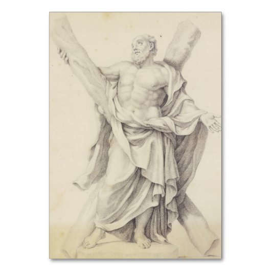 Saint Andrew einer von 12 Aposteln Tischnummer (Vorderseite)