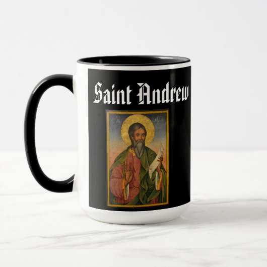 SAINT ANDREW Patron of Scotland Tasse (Links)