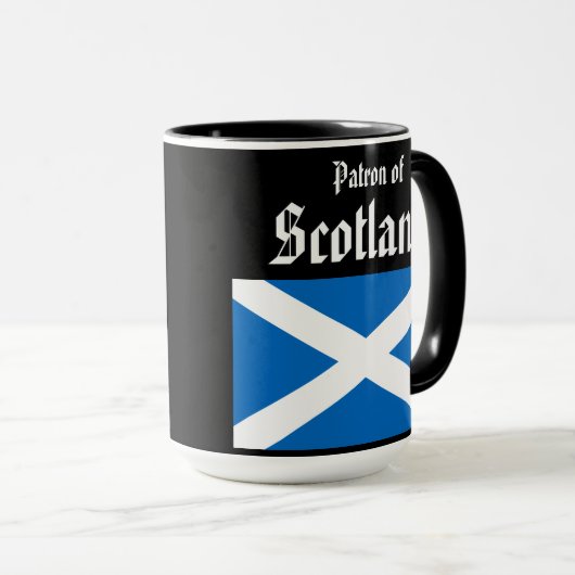 SAINT ANDREW Patron of Scotland Tasse (VorderseiteRechts)