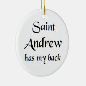 saint andrew T-Shirt Keramik Ornament (Rechts)