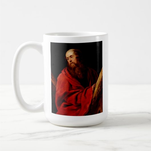 Saint Andrew von Peter Paul Rubens Kaffeetasse (Links)