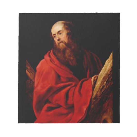Saint Andrew von Peter Paul Rubens Notizblock (Vorderseite)