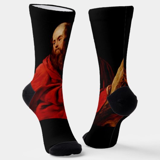 Saint Andrew von Peter Paul Rubens Socken (Gewinkelt)