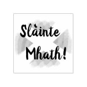 Saint Andrews Fahne / Slainte Mhath! Gummistempel (Prägung)