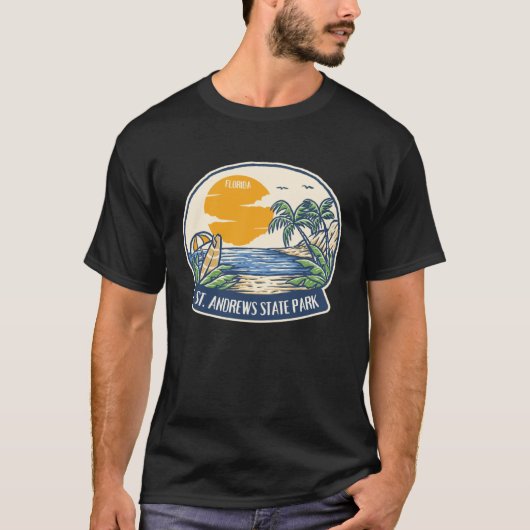 Saint Andrews State Park Florida T-Shirt (Vorderseite)
