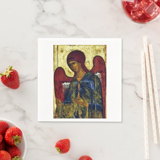 Saint Angel Gabriel Orthodox Icon Serviette (Beispiel)
