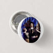 Saint Angela Merici Jungfrau und Gießerin Button (Vorne & Hinten)