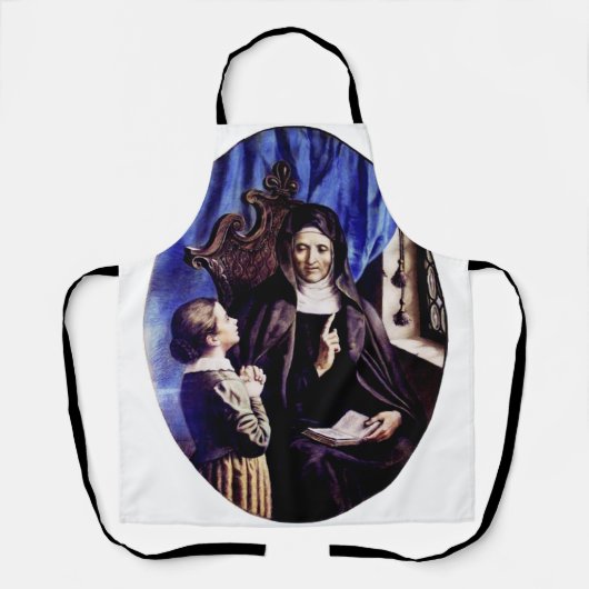 Saint Angela Merici Jungfrau und Gießerin Schürze (Vorderseite)