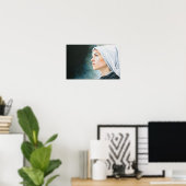 Saint Angela Merici: Light of Faith and Wisdom Poster (Heimbüro)