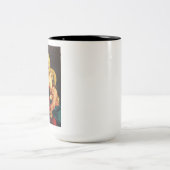 Saint Ann und Jungfrau Mary Zweifarbige Tasse (Mittel)