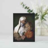 Saint Anne Admiring Baby Jesus Postkarte (Stehend Vorderseite)