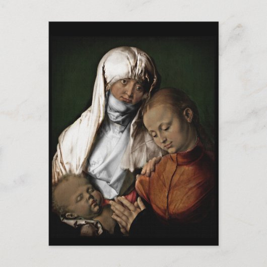 Saint Anne Admiring Baby Jesus Postkarte (Vorderseite)