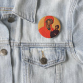 Saint Anne mit der Jungfrau Mary Button (Beispiel)