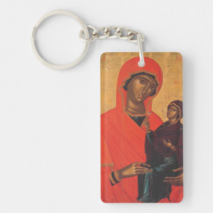 Saint Anne mit der Jungfrau Mary Schlüsselanhänger