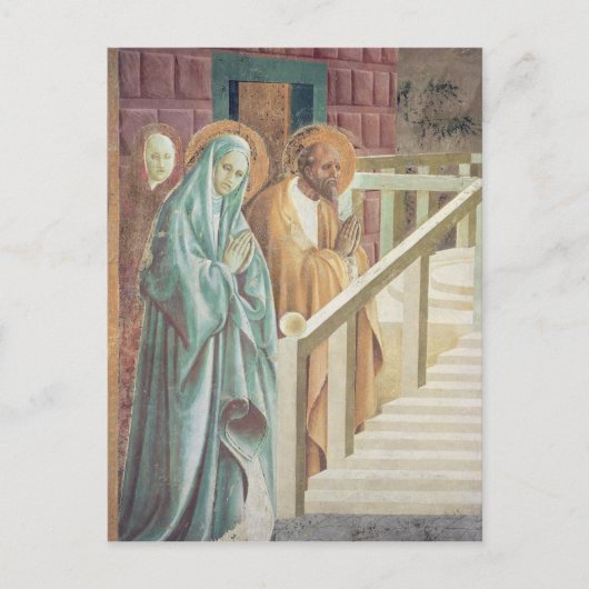 Saint Anne und Joachim bei der Präsentation Postkarte (Vorderseite)