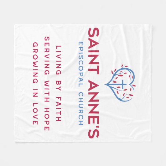Saint Anne's Blanket Fleecedecke (Vorderseite (Horizontal))