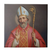 Saint Anselm of Canterbury Tile Fliese (Vorderseite)