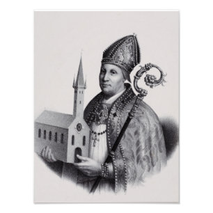 Saint Ansgar Apostel des Nordens Fotodruck