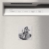 Saint Ansgar Apostel des Nordens Magnet (In Situ (Geschirrspüler))