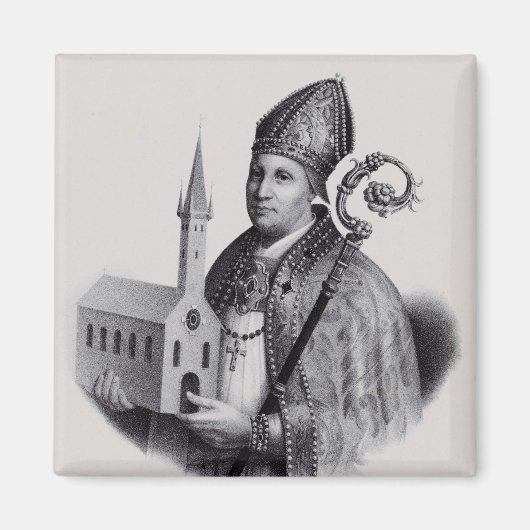 Saint Ansgar Apostel des Nordens Magnet (Vorne)