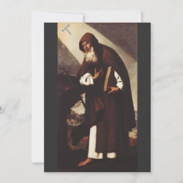 Saint Anthony der Abt Feiertagskarte