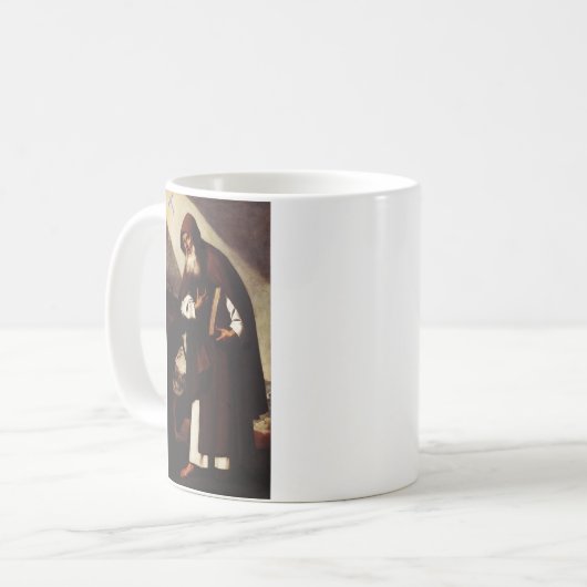 Saint Anthony der Abt Kaffeetasse (Vorderseite Links)