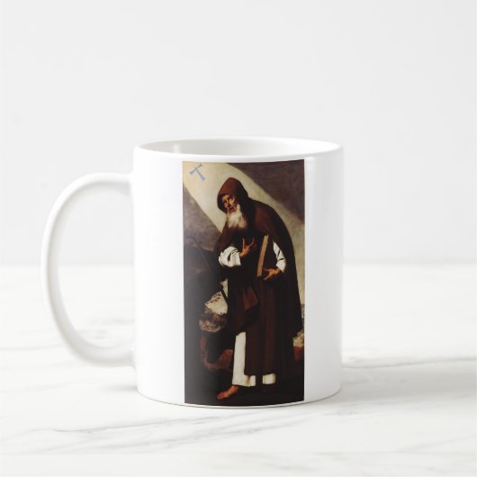 Saint Anthony der Abt Kaffeetasse (Links)