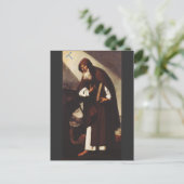 Saint Anthony der Abt Postkarte (Stehend Vorderseite)